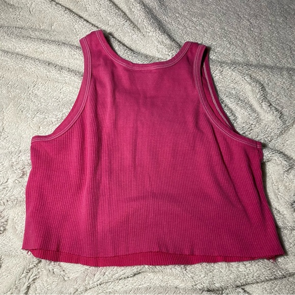 Polo Ralph Lauren Washed out pink / red cropped tank top - Picture 3 of 6